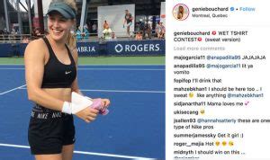 eugenie bouchard bikini|Eugenie Bouchard shows off her derriere in saucy .